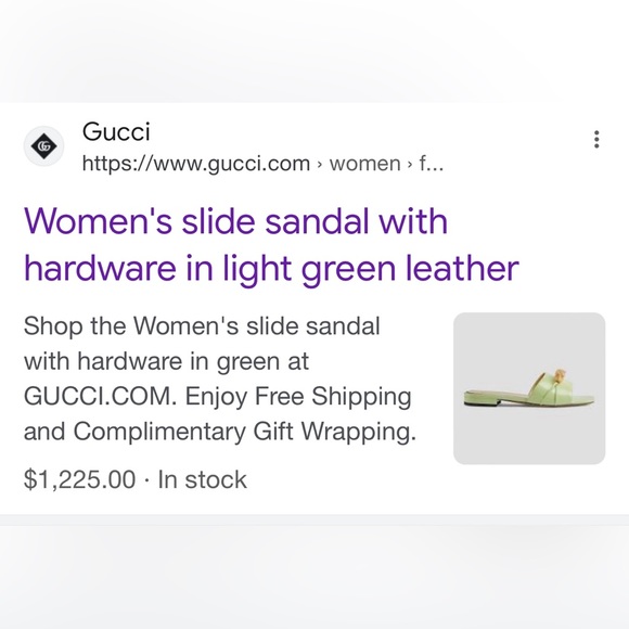 GUCCI Kingsnake motif leather sandals. - Picture 7 of 7